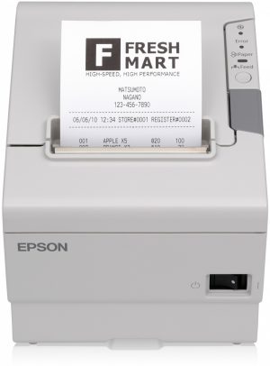 Imprimante de
  tickets Energy Star EPSON TM-T88V SÉRIE USB + PS-180 + CÂBLE AC  (C31CA85012)