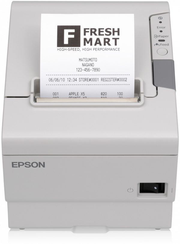 Imprimante de
  tickets Energy Star EPSON TM-T88V SÉRIE USB + PS-180 + CÂBLE AC  (C31CA85012)