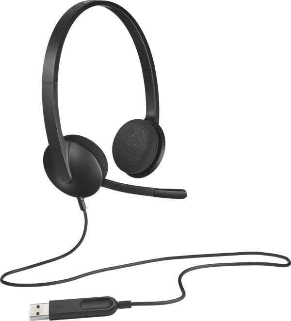 Casque Logitech H340 pour PC avec
microphone anti-parasite - USB (981-000475) – Image 7