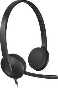 Casque Logitech H340 pour PC avec
  microphone anti-parasite - USB (981-000475)