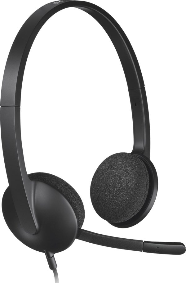 Casque Logitech H340 pour PC avec
microphone anti-parasite - USB (981-000475) – Image 4