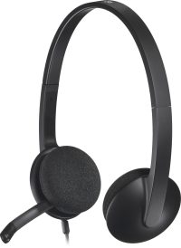Casque Logitech H340 pour PC avec
  microphone anti-parasite - USB (981-000475)