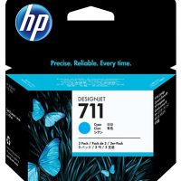 HP 711 Cyan - Pack de 3 Cartouches
  d'encre HP d'origine (CZ134A)