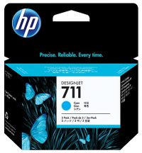 HP 711 Cyan - Pack de 3 Cartouches
  d'encre HP d'origine (CZ134A)