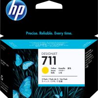 HP 711 Jaune - Pack de 3 Cartouches
  d'encre HP d'origine (CZ136A)