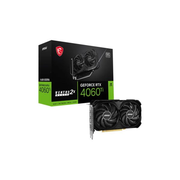 MSI Carte Graphique GeForce RTX 4060 Ti VENTUS 2X 16G OC 