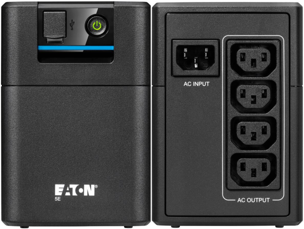 Onduleur Line-interactive
  Eaton 5E Gen2 5E700UI USB - 360 W / 700 VA - 4 prises C13 (5E700UI) – Image 4