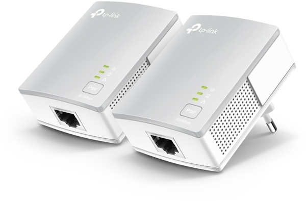 Pack de 2 CPL TP-Link AV600
  Nano, 1 port Ethernet 100 Mbps (TL-PA4010KIT)