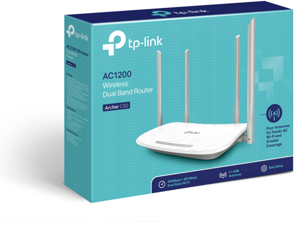 Routeur TP-Link Archer C50
  AC1200 Wi-Fi double bande 300Mbps (ARCHERC50) – Image 3