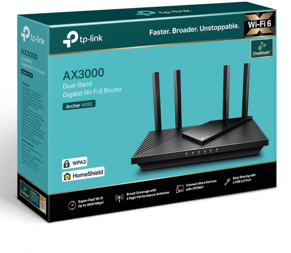 Routeur TP-Link Archer AX55
  AX3000 Wi-Fi 6 (ARCHERAX55) – Image 3