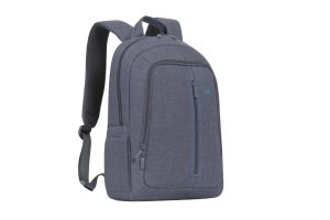sac à dos gris en toile pour laptops 15,6''