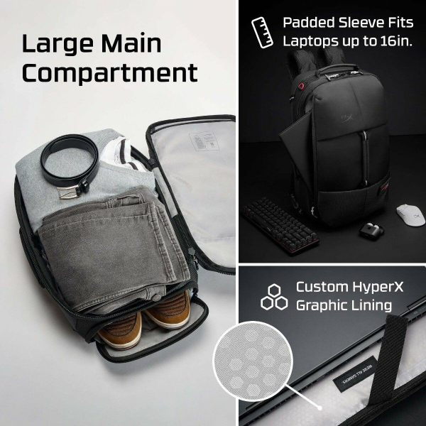 Sac à
  dos HP HyperX Knight 16" (8C525AA) – Image 6