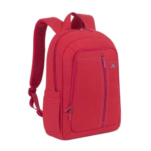 sac à dos rouge en toile pour laptops 15.6"