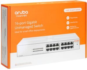Switch Aruba
  Instant On 1430 8G Class4 PoE 64W (R8R46A)