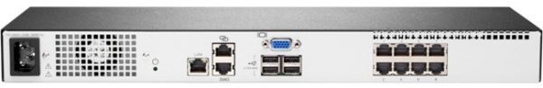 Switch de console HPE 1x1x8 G4 KVM
  (Q1P54A)