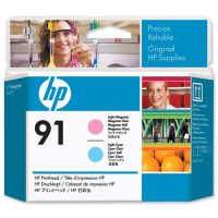 Tête d'impression magenta clair et cyan
  clair HP 91 (C9462A)
