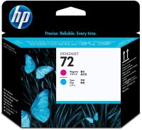 Têtes d'impression magenta et cyan HP 72
  (C9383A)