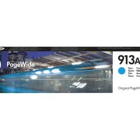HP 913A Cyan - Cartouche PageWide HP
  d'origine (F6T77AE)