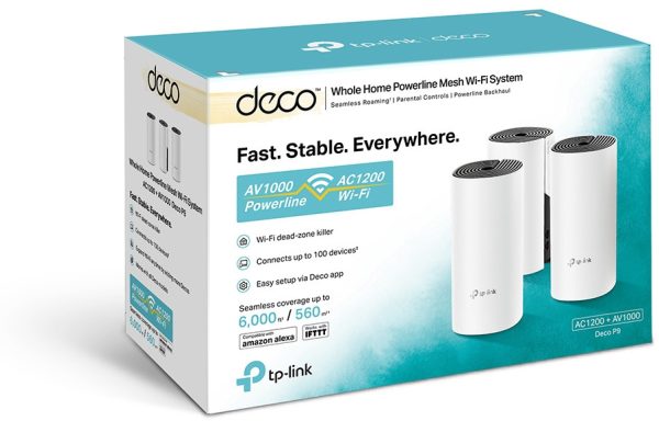 Système WiFi 6 Mesh TP-Link
  Deco P9 (3-pack) AC 1200 pour toute la maison (DECOP9_3-PACK) – Image 3