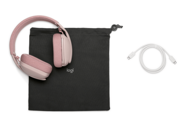 Casque sans fil Logitech Zone
Vibe 100 - Rose (981-001224) – Image 2