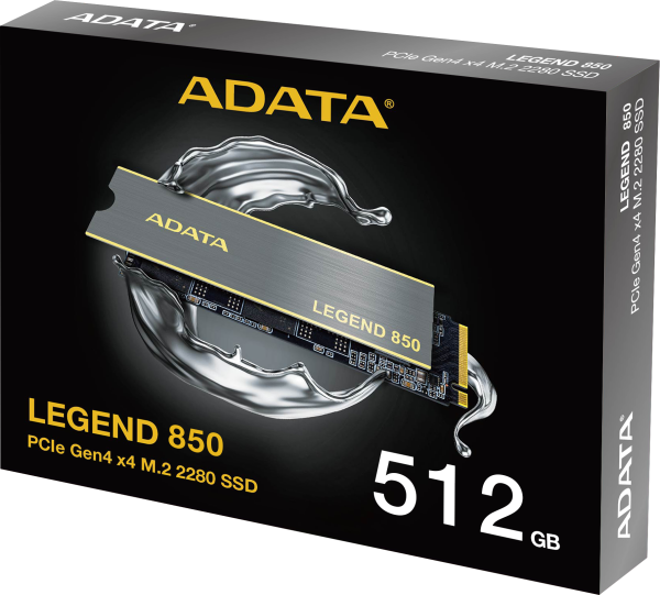 Disque Dur interne SSD ADATA
LEGEND 850 PCIe Gen4 x4 M.2 2280 - 500 Go (ALEG-850-512GCS) – Image 2