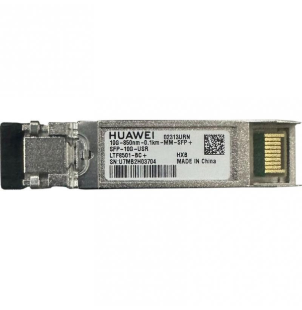 Émetteur-récepteur Huawei
  Optical SFP+, 10GE Multi-mode Module - 850nm,0.1km,LC (02313URN)