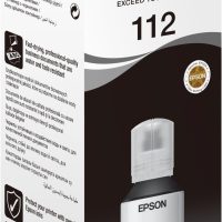 Epson 112 Noir - Bouteille d'encre Epson EcoTank d'origine (C13T06C14A)