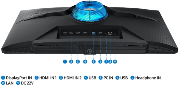 Écran
  28" Plat Gaming Smart Samsung Odyssey G70B 4K UHD gamme 7
  (LS28BG700EPXEN) – Image 4