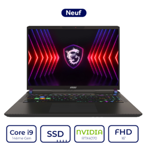 MSI VECTOR 16 HX A14VGG-426MA Intel i9 14ème Gen RTX 4070 8GB