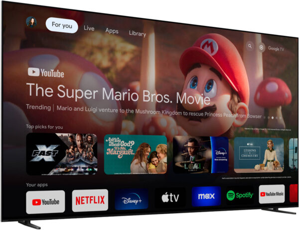 Téléviseur
  77" Sony BRAVIA 8 K-77XR80 | 4K Ultra HD OLED + Récepteur intégré
