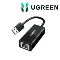 Ugreen Adaptateur USB 2.0 to RJ45 Noir