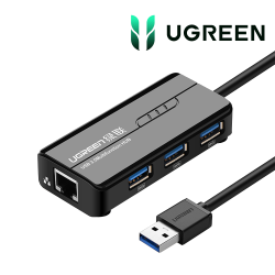 Ugreen HUB USB 3.0 to 3 x USB 2.0 RJ45 Port