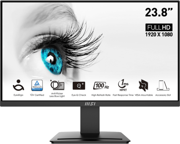 Écran 23.8" Full HD MSI
  Pro MP2412 (9S6-3BA9CH-059)