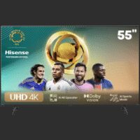 Téléviseur Hisense 55" Smart UHD 4K 55A6N + Récepteur intégré