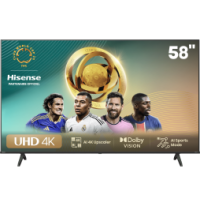 Téléviseur Hisense 58" Smart UHD 4K 58A6N + Récepteur intégré