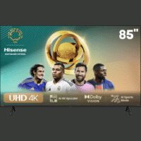 Téléviseur Hisense 85'' Smart UHD 4K 85A6N + Récepteur intégré
