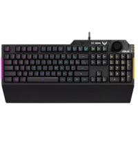 Clavier gaming Asus TUF K1 avec rétroéclairage RGB Aura Sync - Français (Azerty) (90MP01X0-BKFA00)