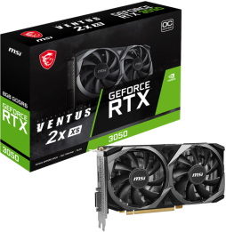 Carte Graphique MSI GeForce RTX™ 3050 VENTUS 2X XS 8G OC (912-V809-4287)
