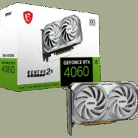Carte Graphique MSI GeForce® RTX 4060 VENTUS 2X WHITE 8G OC (912-V516-032)