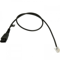 Câble Jabra LINK MOD RJ 45 QD droit pour Aastra 70 & 80 et Innovaphone IP230 (8800-00-88)