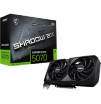 Carte Graphique MSI GeForce RTX 5070 12G SHADOW 2X OC (912-V532-005)
