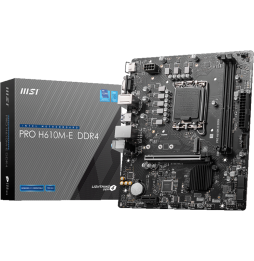 Carte Mère MSI PRO H610M-E DDR4 (911-7D48-062)