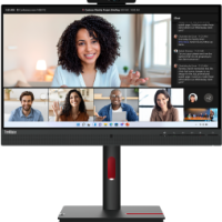 Écran 23,8" Full HD Lenovo ThinkVision T24mv-30 avec Webcam (63D7UAT3EU)