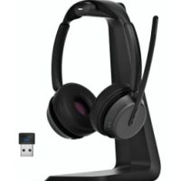 Micro-casque sans fil Bluetooth EPOS IMPACT 1061 ANC avec sa base de chargement à induction (1001131)