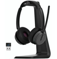 Micro-casque sans fil Bluetooth EPOS IMPACT 1061 ANC avec sa base de chargement à induction (1001131)