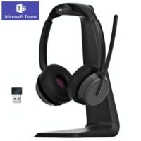 Micro-casque sans fil Bluetooth EPOS IMPACT 1061T ANC avec sa base de chargement à induction (1001171)