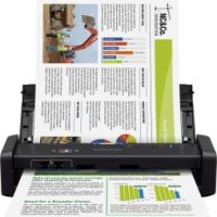 Scanner portable Epson WorkForce DS-360W avec Wi-Fi et batterie (B11B242401)