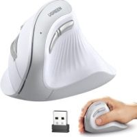 Souris sans fil Bluetooth Ugreen Multi-mode Vertical Blanc MU008 (45759)