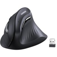Souris sans fil Bluetooth Ugreen Multi-mode Vertical Noir (25444)