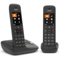 Duo de téléphones sans fil DECT Gigaset C575A avec écrans couleur et répondeur intégré (4250366861715)
